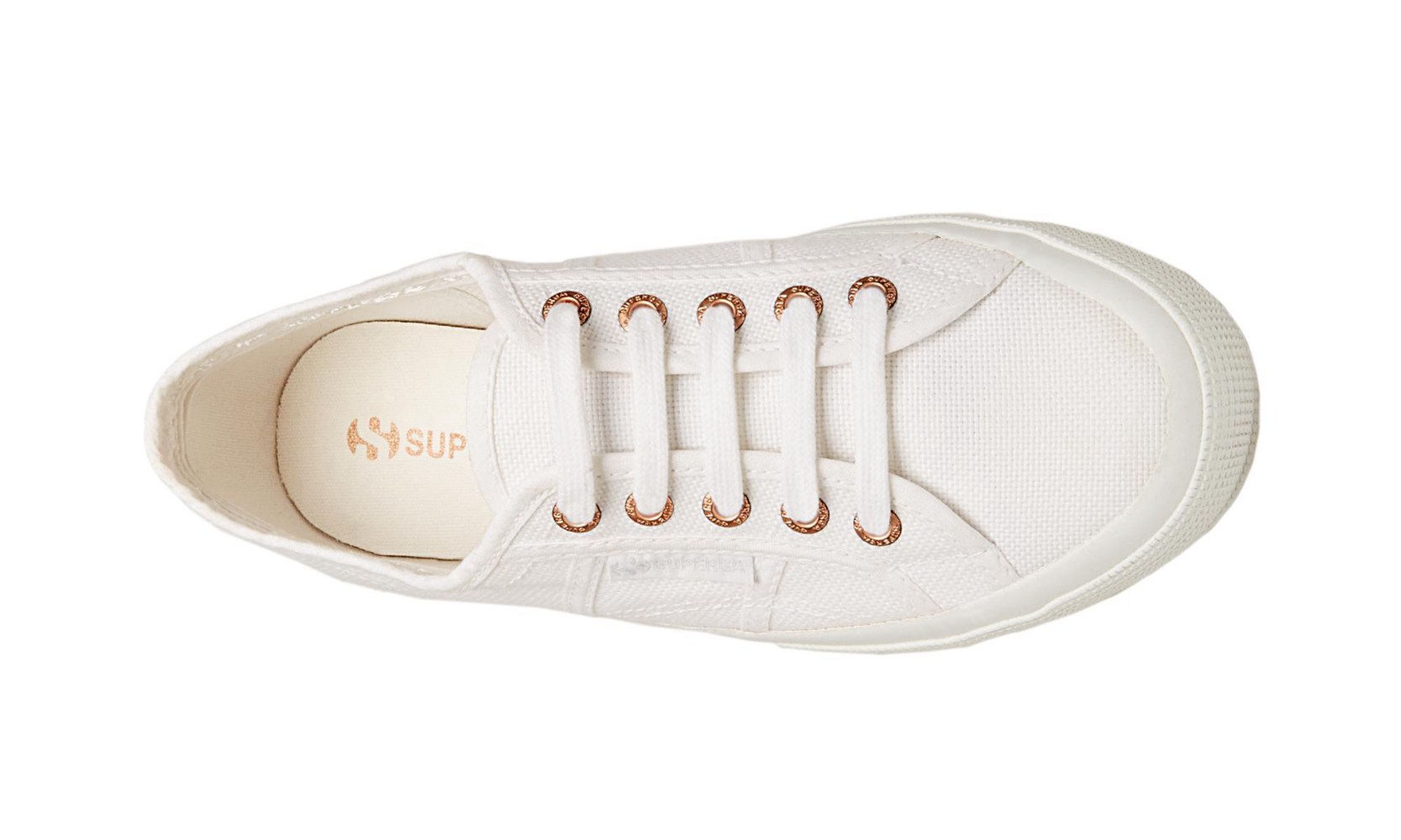 Slip On Superga Mujer Blancas - 2402 Cotw - 539817WNR